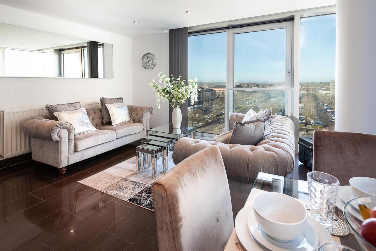 2 Bedroom 2 Bathroom Apartment In Central Milton Keynes With Free Parking And Smart Tv - Contractors, Relocation, Business Travellers Exterior foto